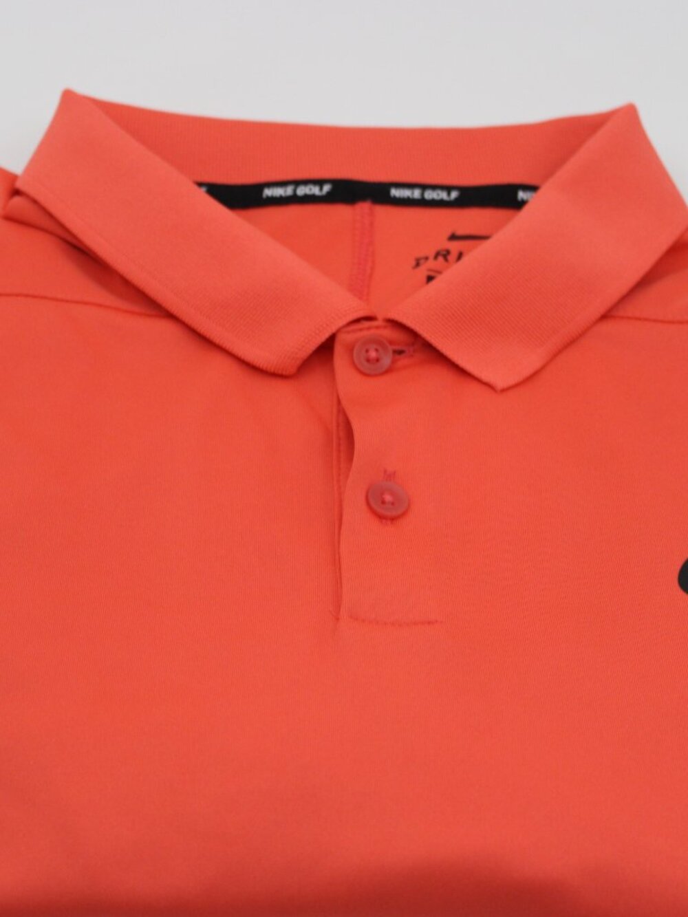 Nike Golf Men's Polo Shirt XL T/G Short Sleeves 1/4 Button Salmon Jersey Sport